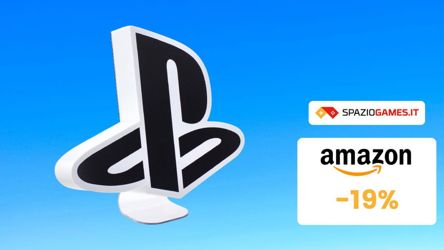 Immagine di Lampada logo Playstation: SPLENDIDA e IN OFFERTA! (-29%)