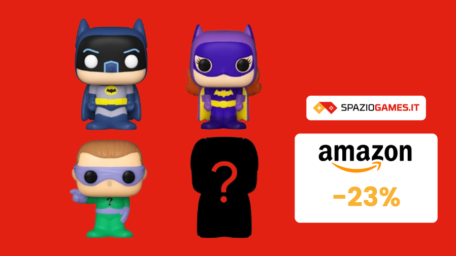 Immagine di BELLISSIMO set Funko Bitty Pop! di Batman a SOLI 12€!