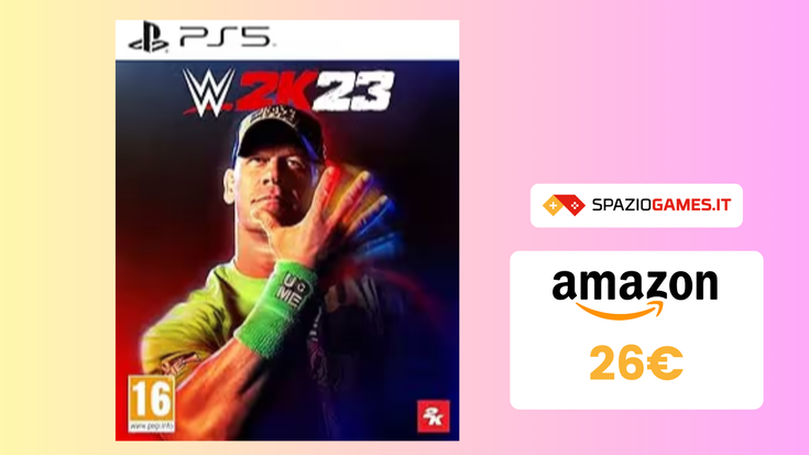 OFFERTA a TEMPO su WWE 2K23 per PS5! 26€!