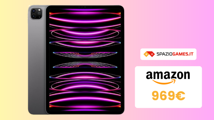 Apple 2022 iPad Pro 11" da 128GB in OFFERTA su Amazon!