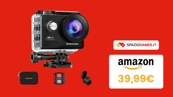 Action cam ora a PREZZO SUPER: solo 39€!