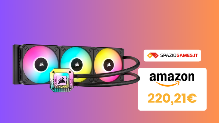 PREZZO TOP per questo dissipatore Corsair, compatibile con Intel e AMD!