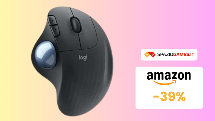 Mouse Logitech Ergo con Trackball al prezzo TOP di 35€!