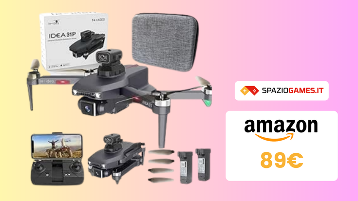 Drone con Evitamento Ostacoli a solo 89€ grazie al COUPON SCONTO!