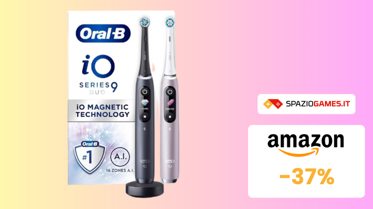 PREZZO TOP su questi due spazzolini Oral-B iO 9N! (-37%)