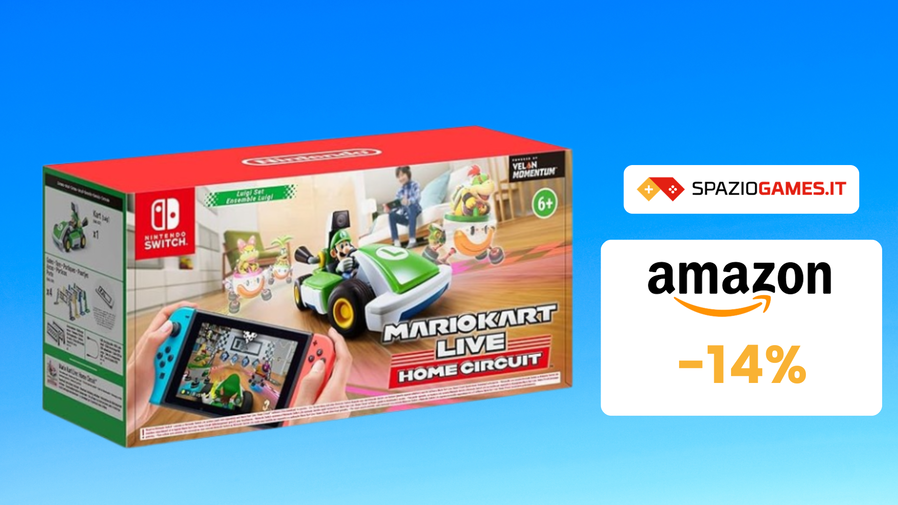 Immagine di Mario Kart Live: Home Circuit in OFFERTA a 94€! DIVERTIMENTO TOP!