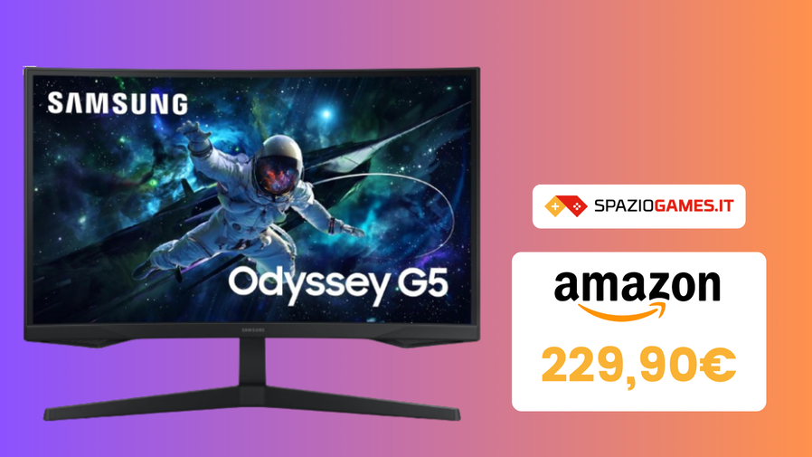 Immagine di OFFERTA TOP! Monitor Gaming Samsung Odyssey G5 a SOLI 229€!