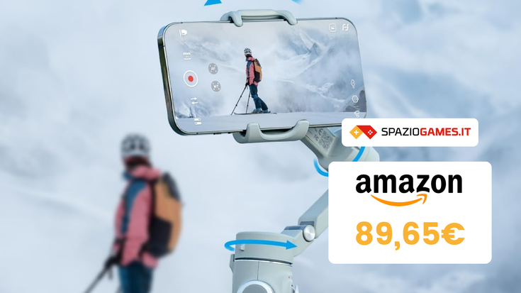 Oggi 40€ di SCONTO per questo gimbal per smartphone!