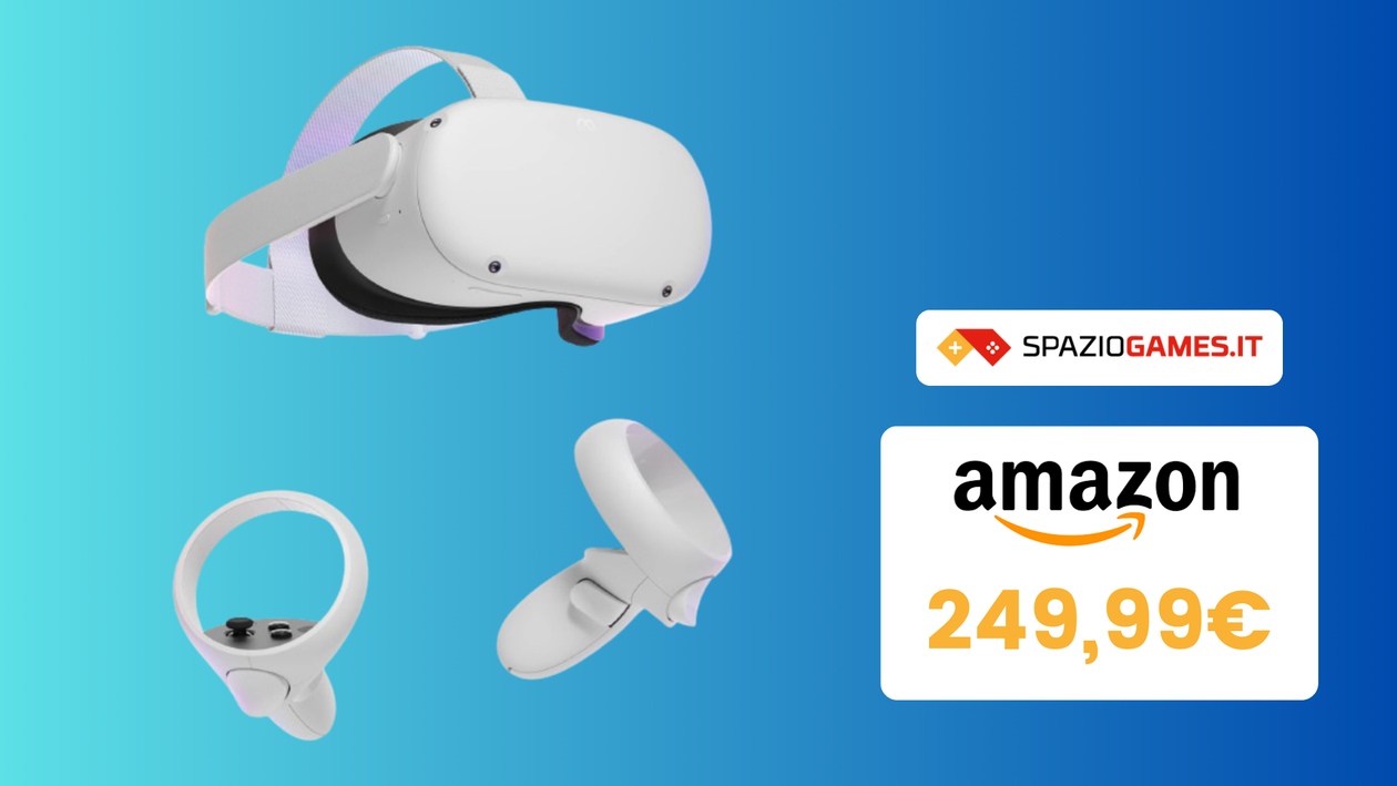 Immagine di Meta Quest 2, CHE PREZZO! Su Amazon risparmi il 17%!