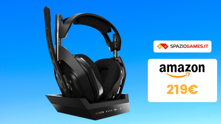 Cuffie Astro Gaming A50 a un prezzo TOP su Amazon!