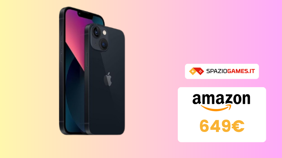 Immagine di iPhone 13 mini da 128 GB in SCONTO su Amazon!
