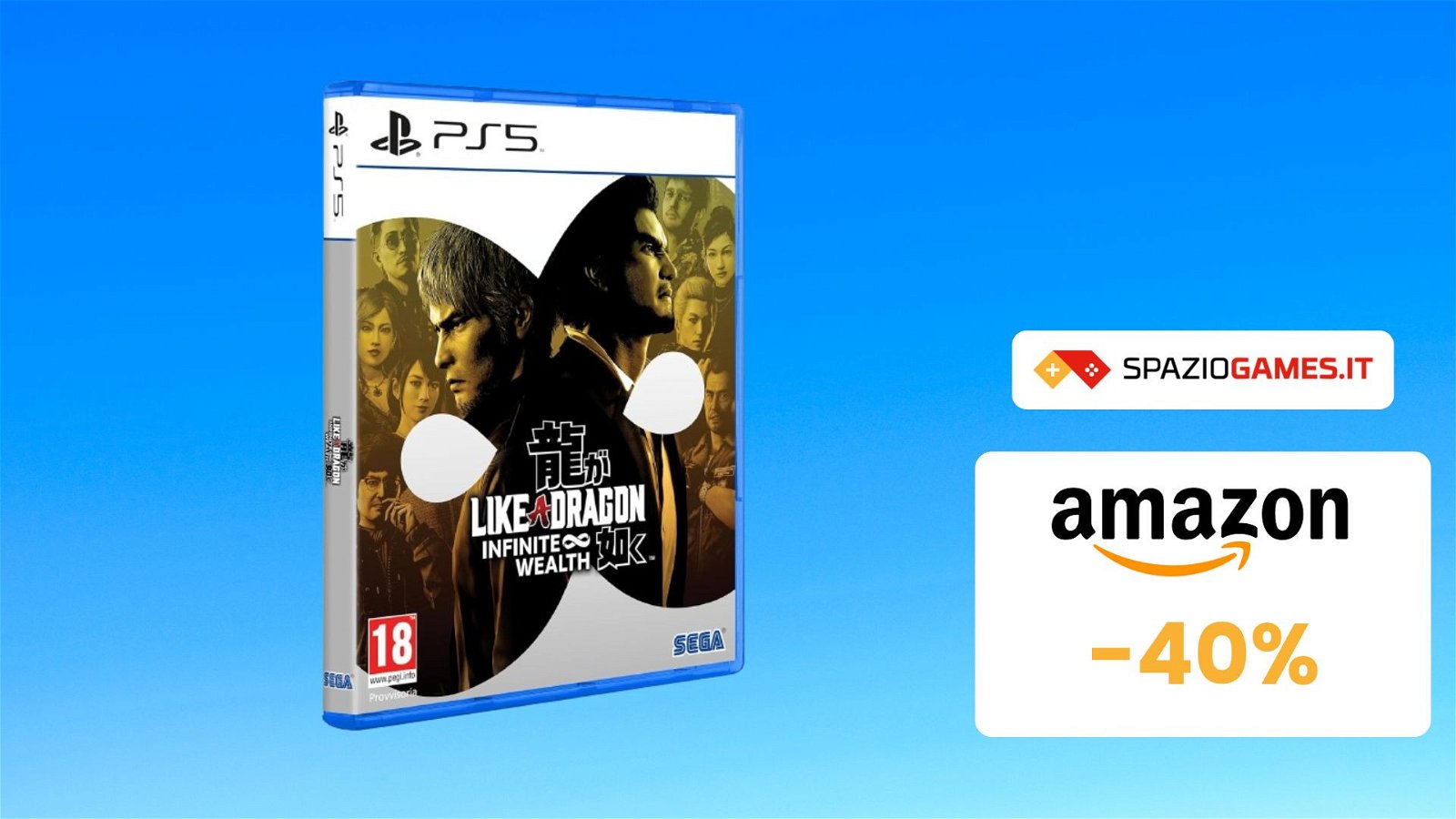 Like a Dragon: Infinite Wealth per PS5 al prezzo PIU' BASSO di sempre! (-40%)