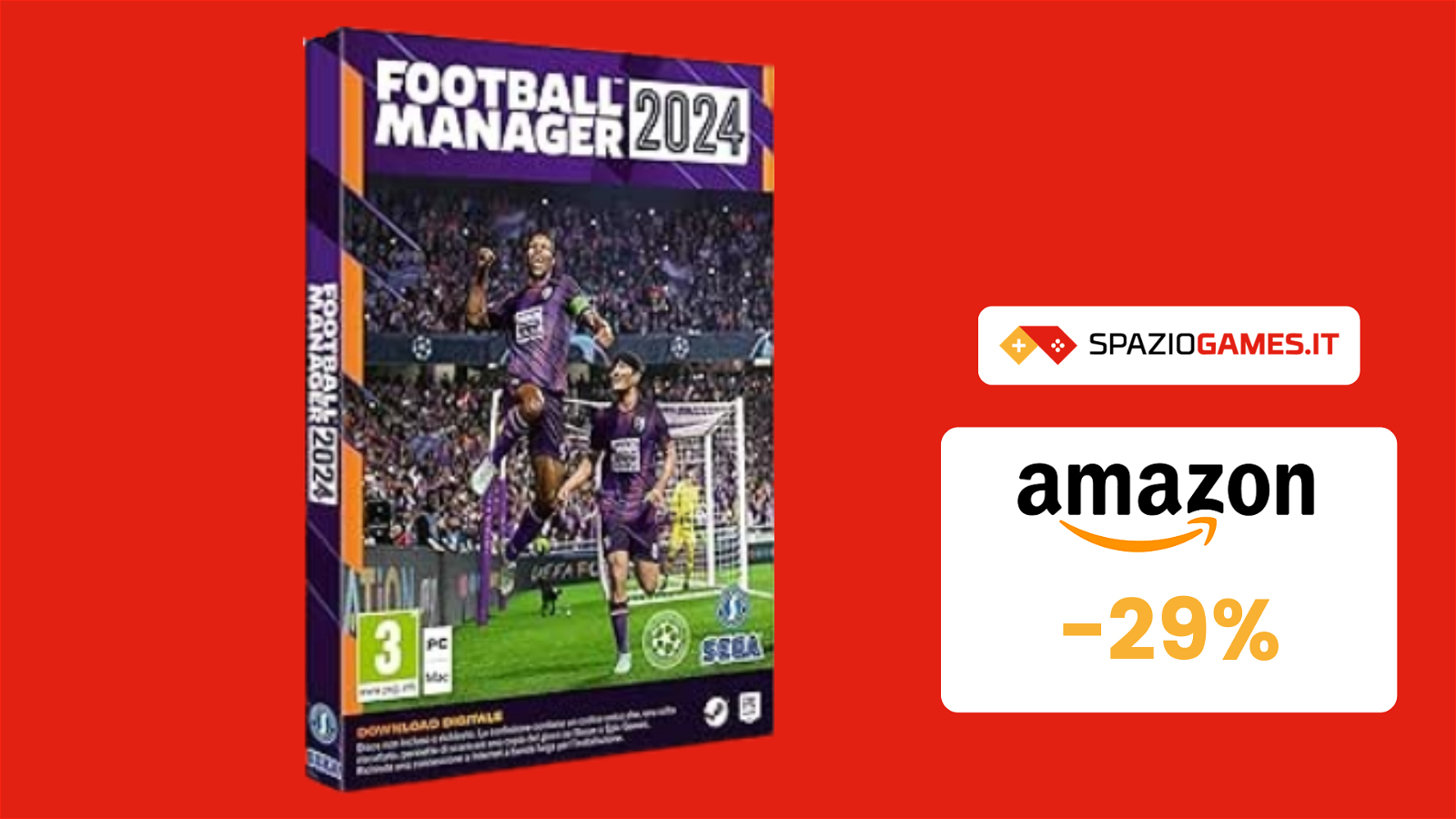 Football Manager 2024 su Amazon: Imperdibile a SOLI 37€!