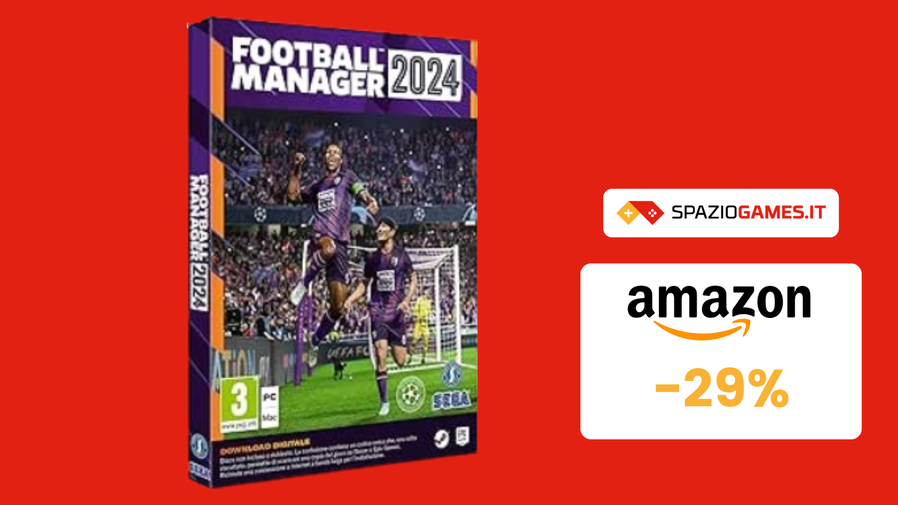 Immagine di Football Manager 2024 su Amazon: Imperdibile a SOLI 37€!