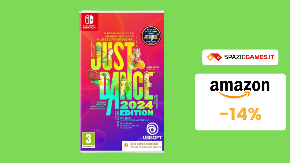 Immagine di Just Dance 2024 per Nintendo Switch a SOLI 30€!