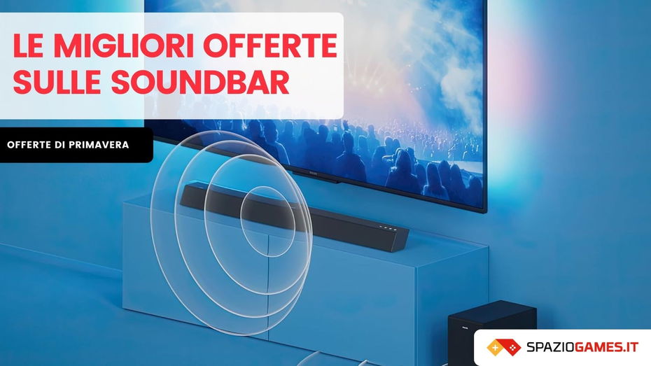 Immagine di Le migliori soundbar in sconto nelle Offerte di Primavera Amazon