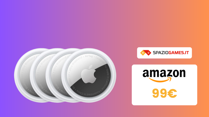 OTTIMO AFFARE! 4 Apple AirTag a SOLI 24€ l'uno!