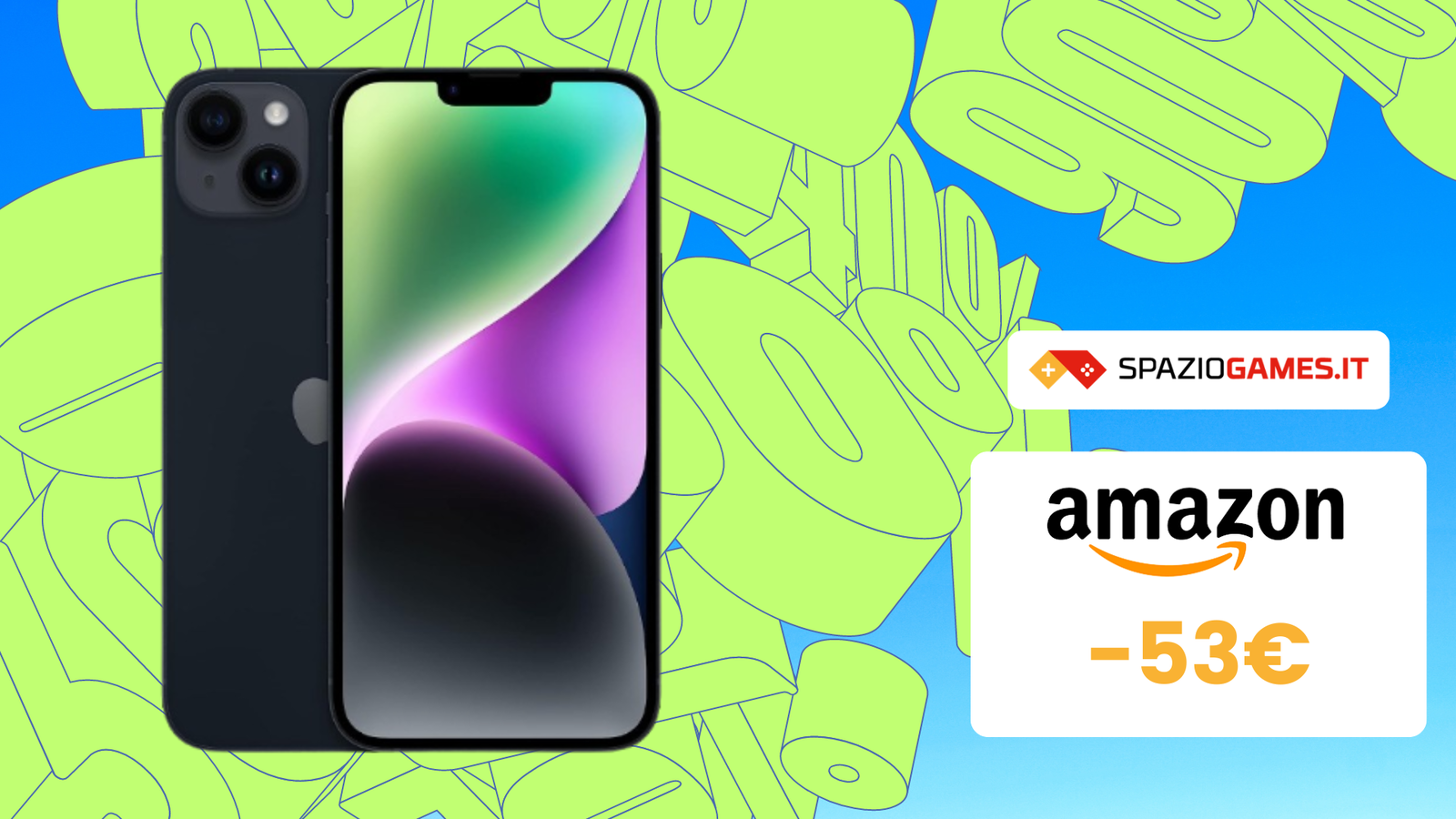 MINIMO STORICO! iPhone 14 Plus da 512 GB oggi a -53€