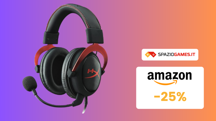 Cuffie Gaming HyperX Cloud II al prezzo SUPER di 60€! -25%!