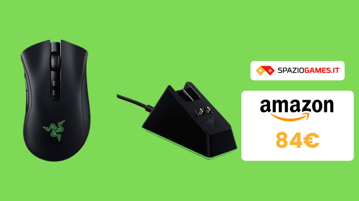 Mouse Razer DeathAdder con Dock di Ricarica in OFFERTA!