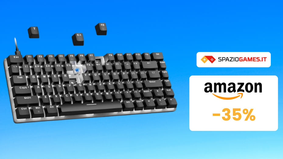 Immagine di OFFERTA a TEMPO su questa tastiera gaming meccanica! SOLO 29€!