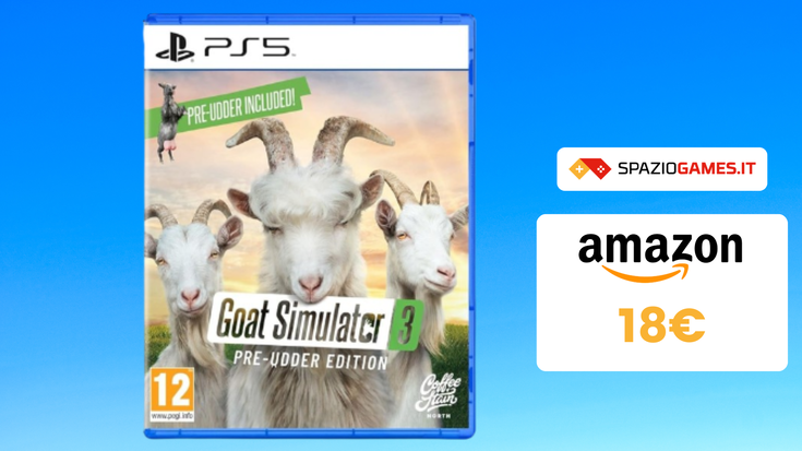 Goat Simulator 3 - Pre-Udder Edition per PS5 in OFFERTA a TEMPO!