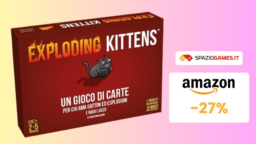 Immagine di Exploding Kittens a soli 14€! RISPARMIO del 27%! BOOM!