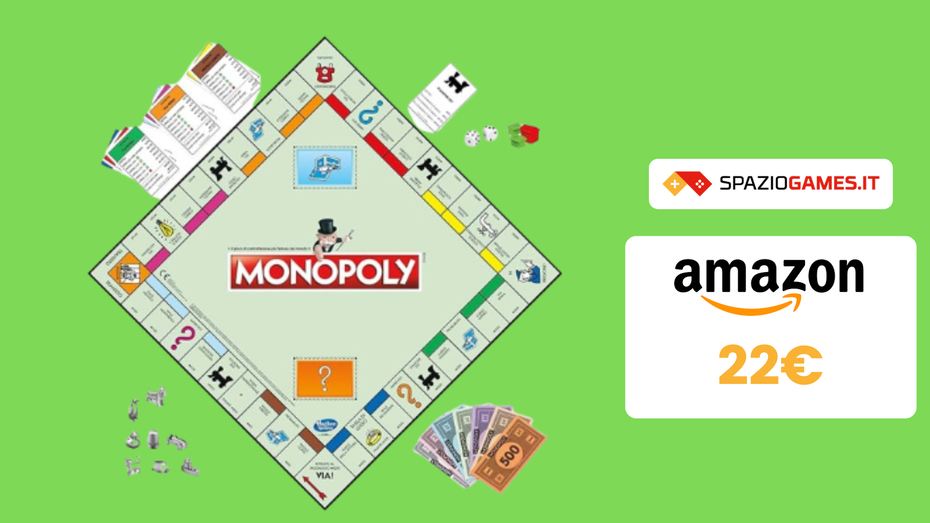 Immagine di Monopoly Classico IMPERDIBILE a 22€! Non si può resistere!