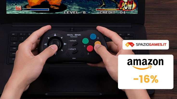 Controller wireless 8Bitdo NEOGEO, CHE PREZZO! Su Amazon risparmi il 16%!