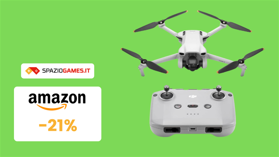 Immagine di Prezzo più BASSO di sempre per l'OTTIMO drone DJI Mini 3! (-21%)
