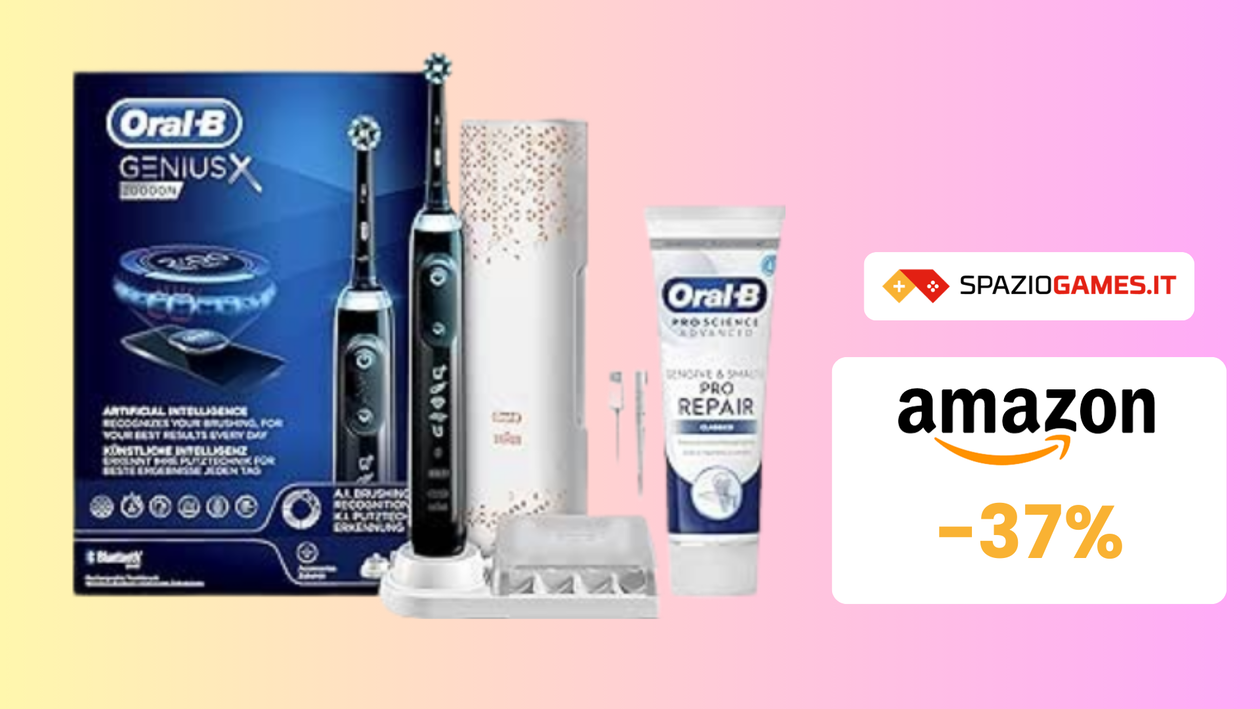 Immagine di SOLO 80€ per lo Spazzolino elettrico Oral-B Genius X!
