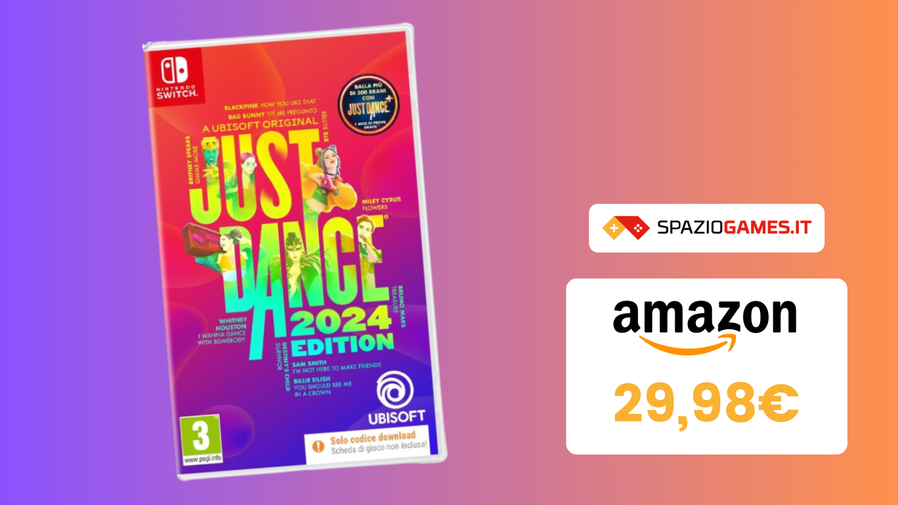 Immagine di SCATENATEVI con Just Dance 2024 per Switch, oggi a prezzo SUPER!