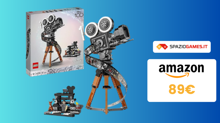 DA COLLEZIONE! Cinepresa LEGO Disney in OFFERTA su Amazon!