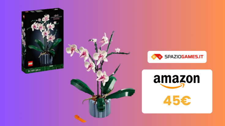 BELLISSIMA Orchidea LEGO a SOLI 45€!