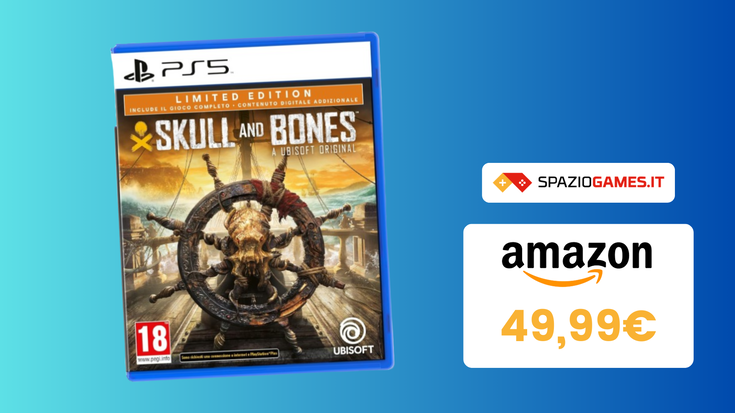 Volete provare Skull and Bones? Oggi costa il 38% in meno su PS5