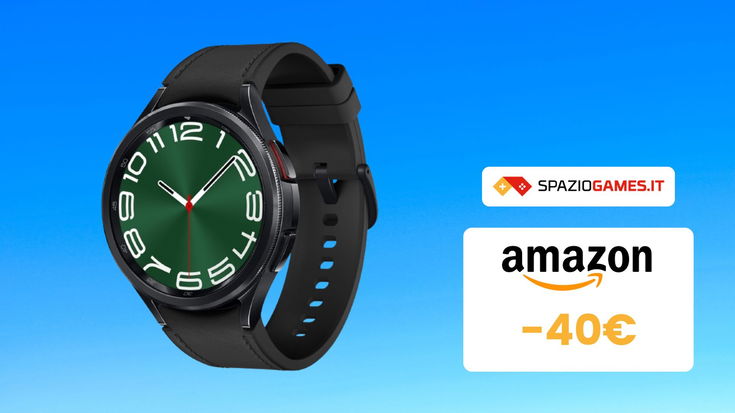 Samsung Galaxy Watch6 Classic: STUPENDO e oggi IN SCONTO! (-40€)