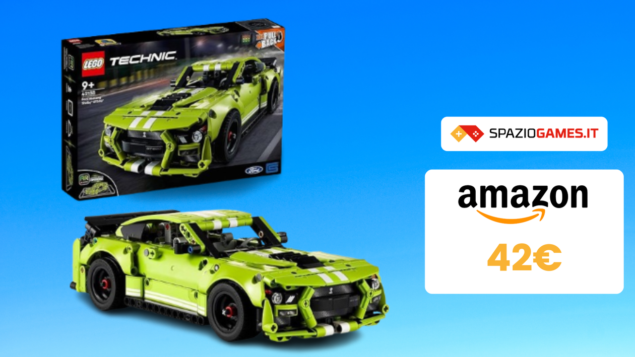 Immagine di SPLENDIDA Ford Mustang Shelby GT500 LEGO Technic a soli 42€!
