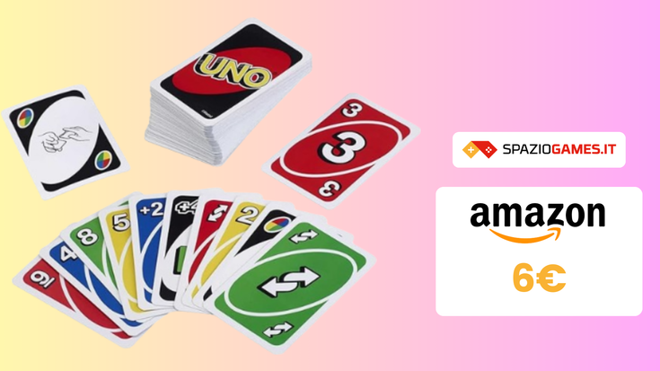 UNO in OFFERTA su Amazon! Lo pagate solo 6€!