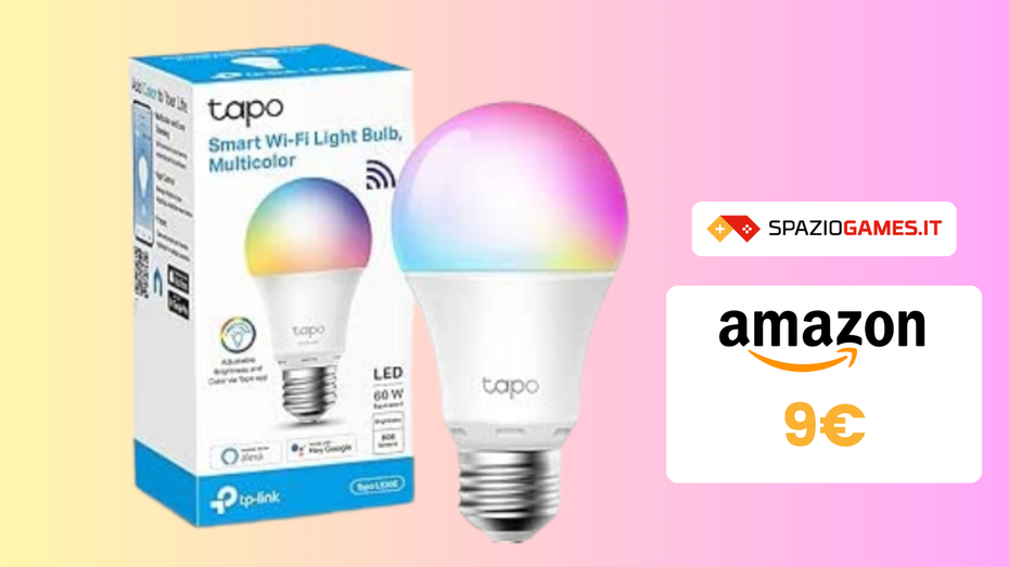 Immagine di BELLISSIMA lampadina smart TP-Link Tapo L530E a soli 9€!