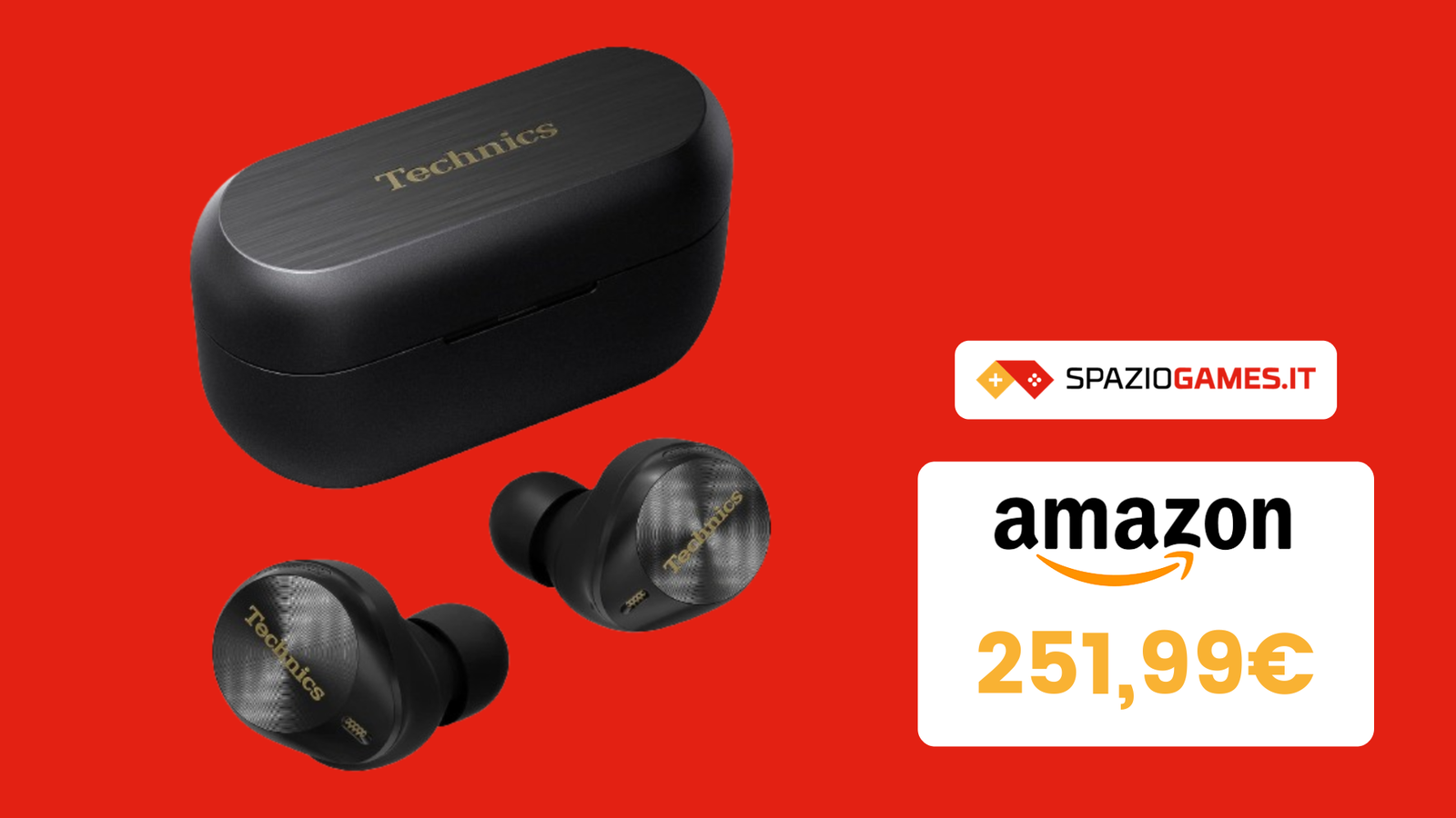 Auricolari Wireless Technics in OFFERTA su Amazon!