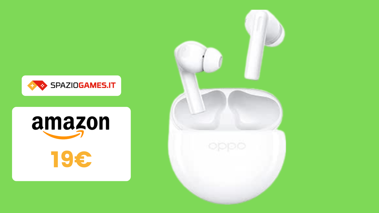 Immagine di SOLTANTO 19€ per questi Auricolari TWS OPPO Enco Buds2!