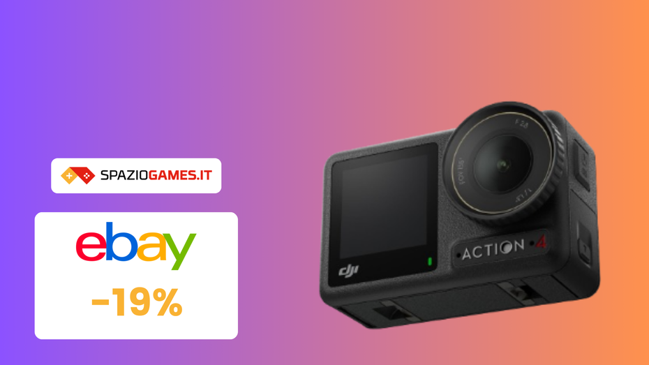 Immagine di Action Cam Impermeabile DJI In OFFERTA su eBay!