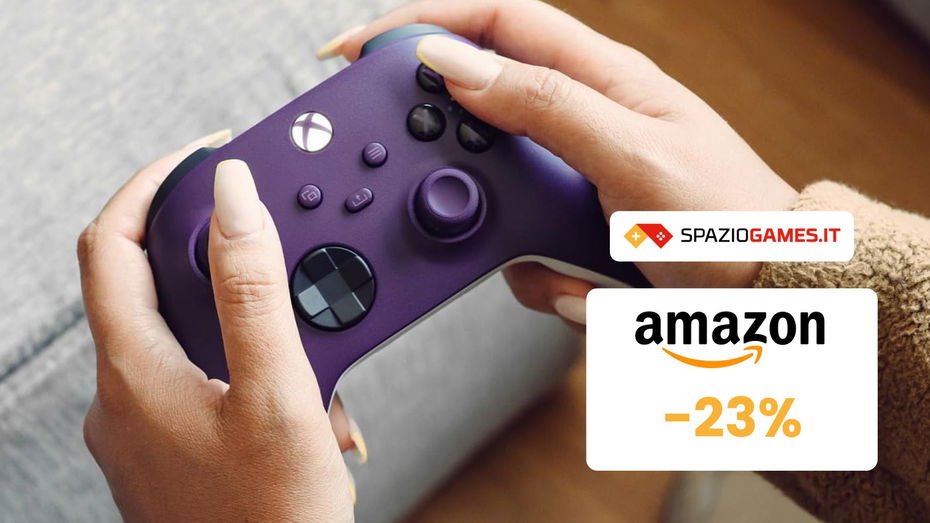 Immagine di Controller wireless Xbox viola astrale: STUPENDO e IN OFFERTA! (-23%)