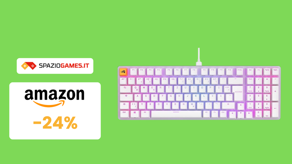 Immagine di Prezzo al MINIMO STORICO: Tastiera meccanica Glorious Gaming a SOLI 110€!