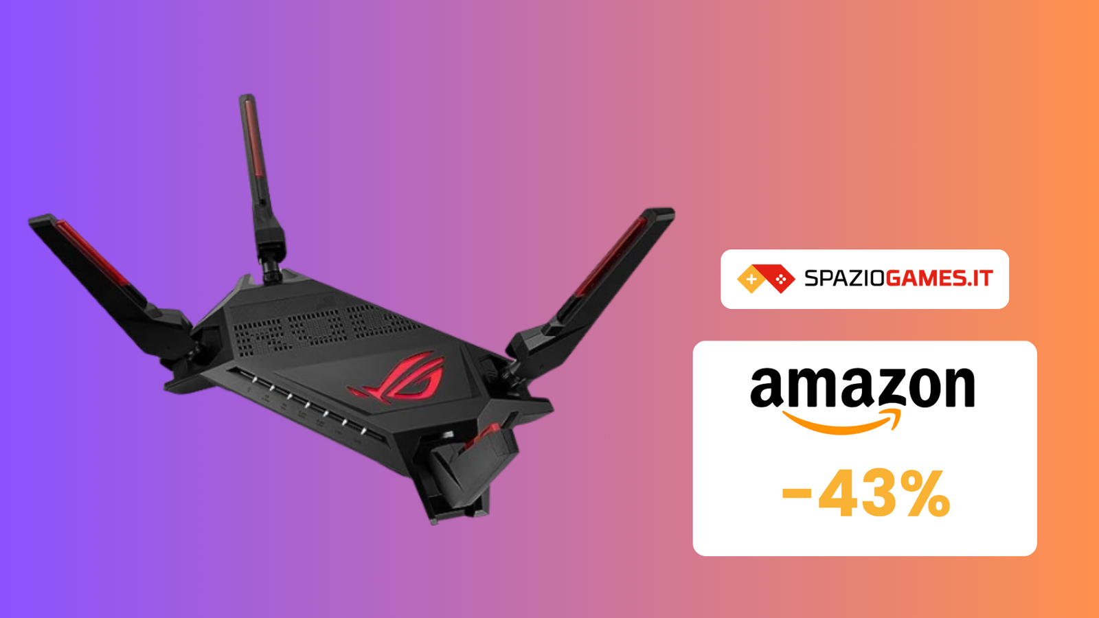 Router Estendibile Gaming ASUS su Amazon con lo SCONTO SHOCK del 43% ...