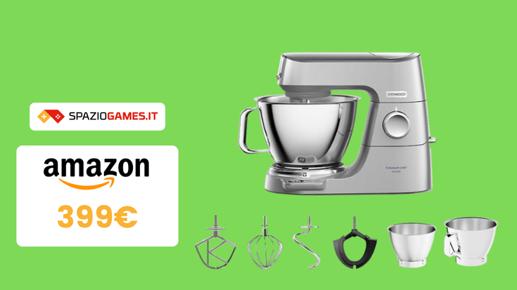 Impastatrice planetaria Kenwood in SUPER OFFERTA su Amazon!