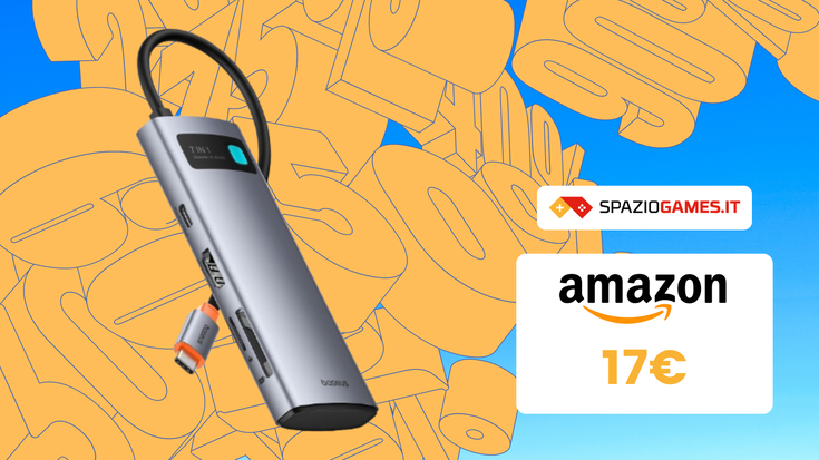 PREZZO SHOCK! Hub USB C 7-in-1 di Baseus a SOLI 17€!