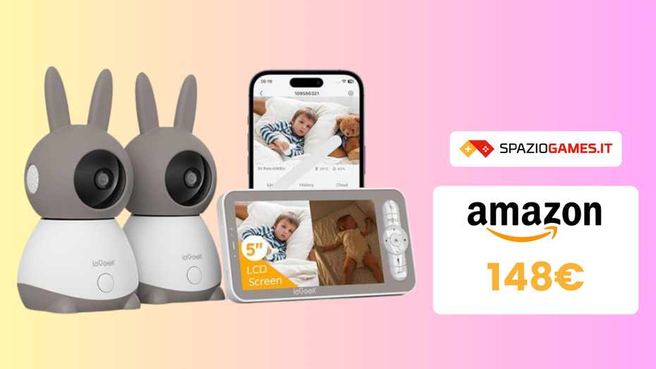 Immagine di COUPON e SCONTO su questo UTILE baby monitor con 2 fotocamere!