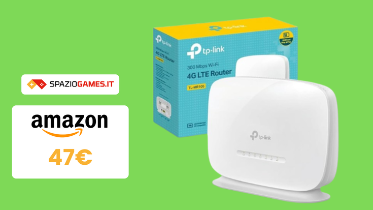 SOLTANTO 47€ per questo Router 4G TP-Link!