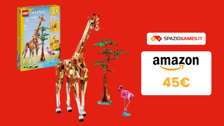 Animali del Safari LEGO 3 in 1 a SOLI 45€! OFFERTA a TEMPO!